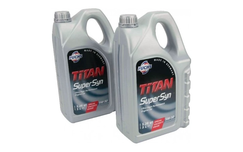 Lot de 10 bidons pétrole Titan Supersyn S 5l G00041064 AS MOTOR pieces accessoires motoculture moteur