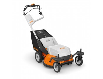 Tondeuse tractée à batterie RMA 765 V Stihl matériel machine batterie motoculture tonte pelouse espaces verts