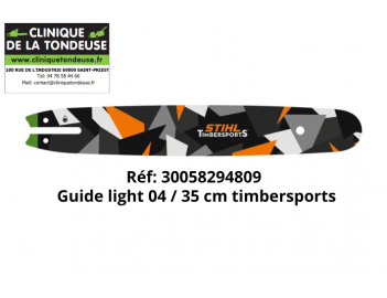 GUIDE CHAINE TIMBERSPORTS...