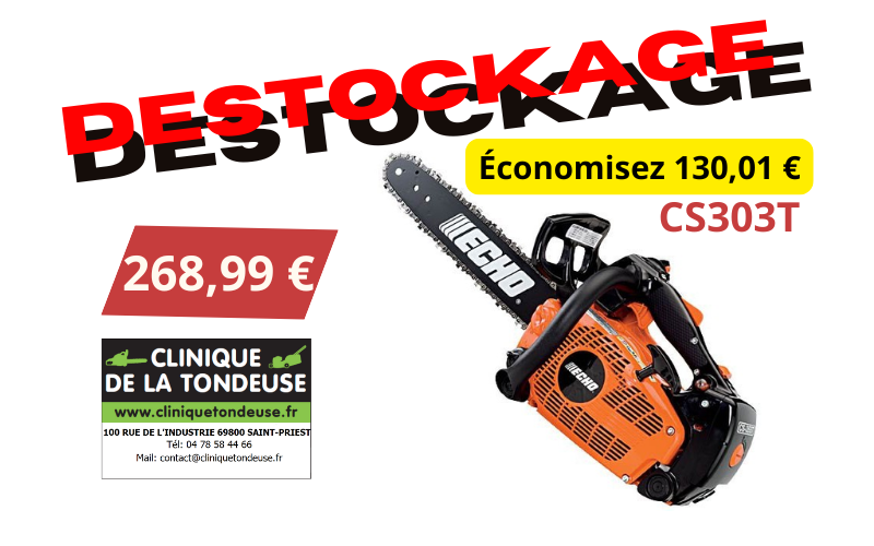 TRONÇONNEUSE ECHO CS 303T 30CM DESTOCKAGE