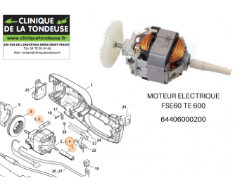 MOTEUR ELECTRIQUE FSE60 TE 600 64406000200