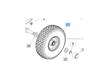 ROUE AVANT TUBELESS + GEL