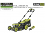 TONDEUSE TRACTEE 36V BATTERIE RYOBI + MULCHING