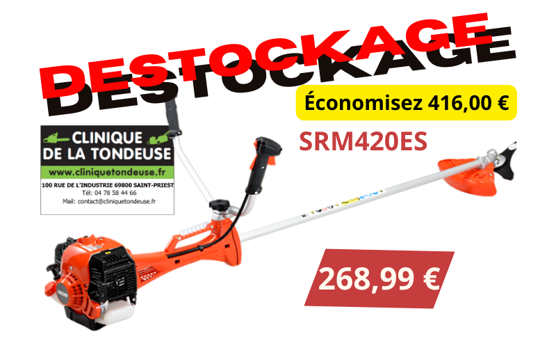 DESTOCKAGE ECHO SRM 420 ES 699,00 € Économisez 416,00 €