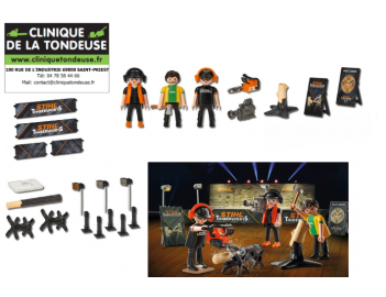 04216000137 PLAYMOBIL SET TIMBERSPORTS EDITION stihl noel