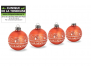 BOULES DE NOEL  LOT DE 4