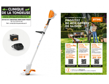 offre de remboursement FSA 57 R + AK 10 + AL 101 COUPE BORDURE A BATTERIE STIHL  45220115740